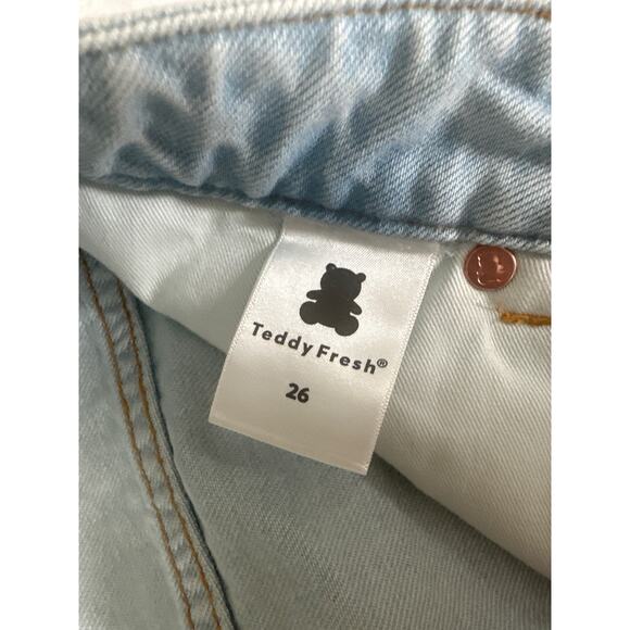 Teddy Fresh Doodle Jeans NWT Sz 26 denim colorful trendy jeans - Picture 10 of 11